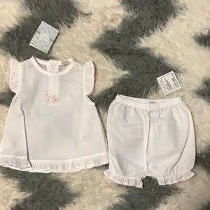 NWT Kissy Kissy Premier Cotton Sunsuit Embroidered
